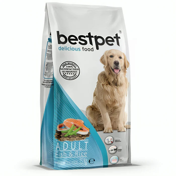 Bestpet Adult Dog Dry Food With Fish & Rice 15 Kg