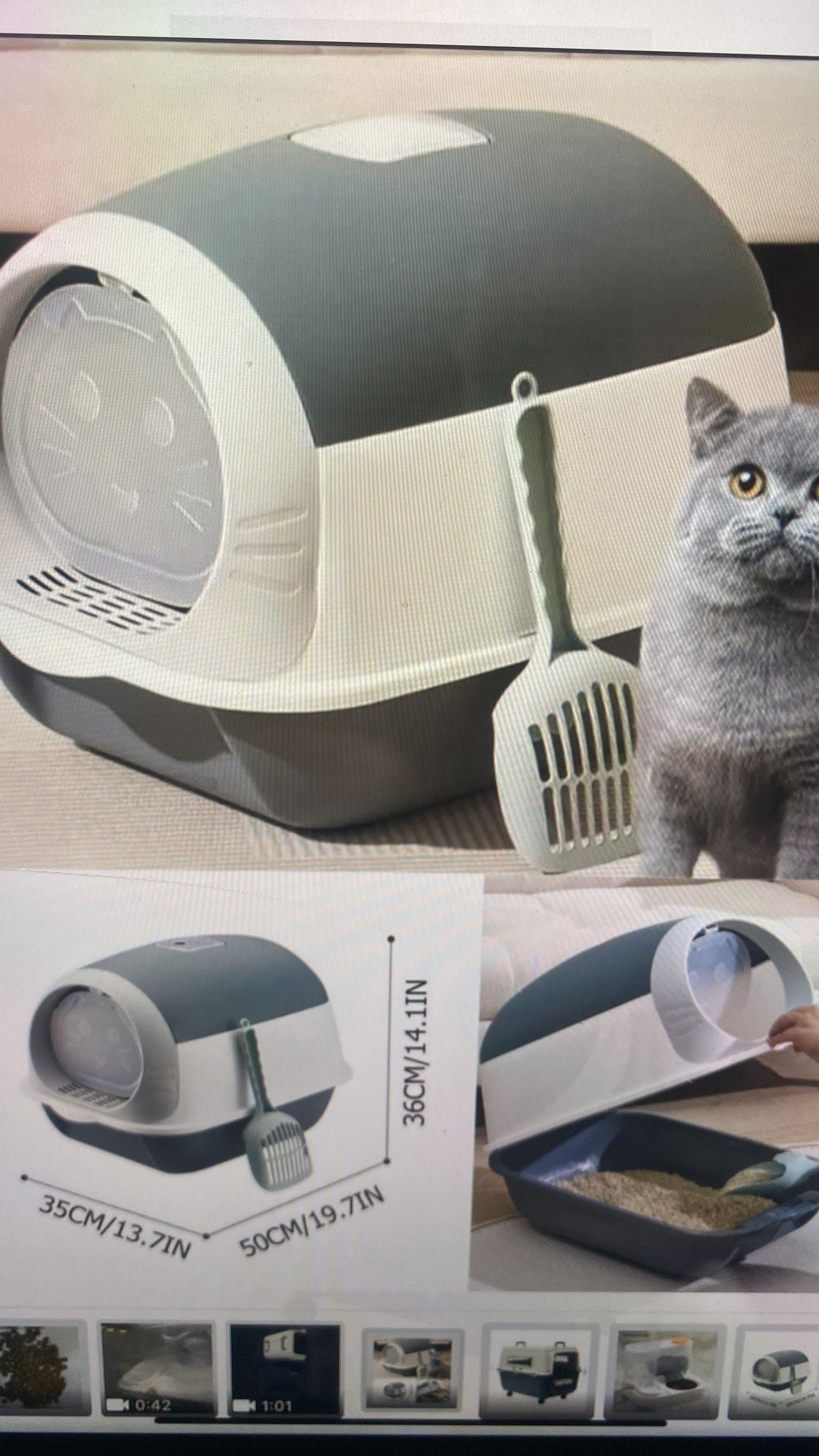 Small litter box