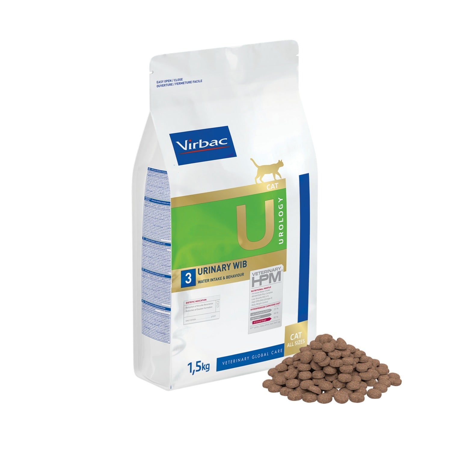 VirbacÂ® Urinary Cat Dry Food Urology WIB 1.5kg