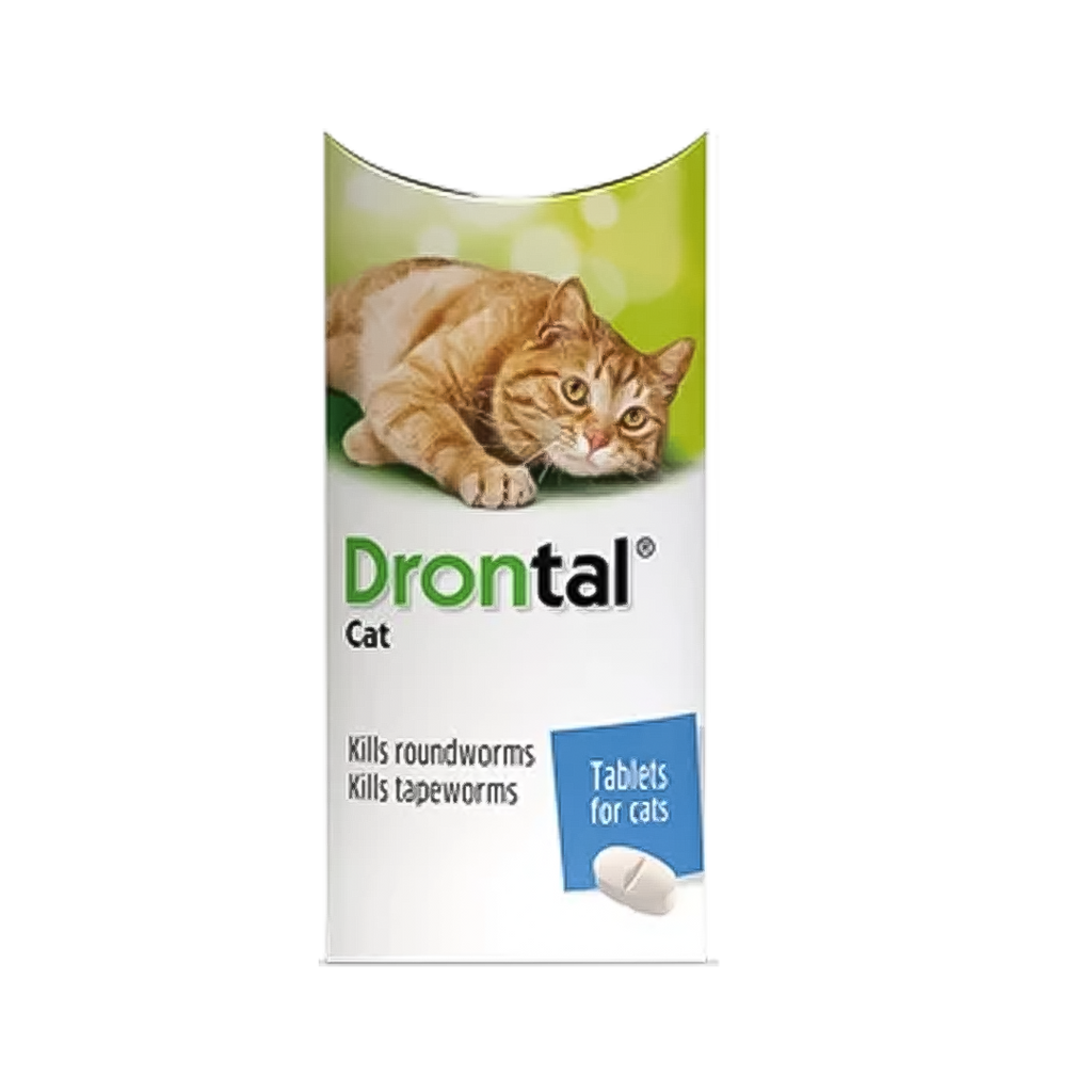 Drontal For Cats Tasty Bone Worming one tablet