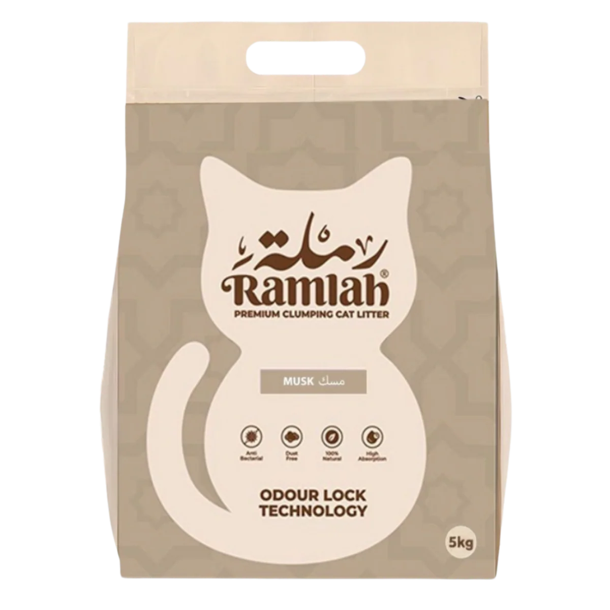 Ramlah Premium Cat Litter – Musk Scented 5 Kg