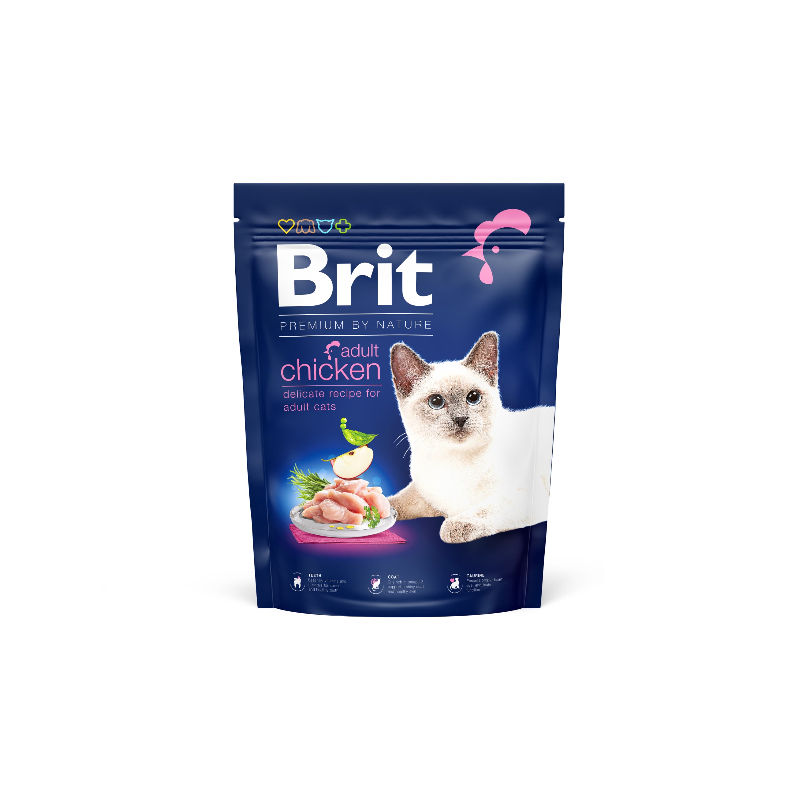 Brit Premium by Nature Cat Adult - Chicken 300g/1.5kg/8kg