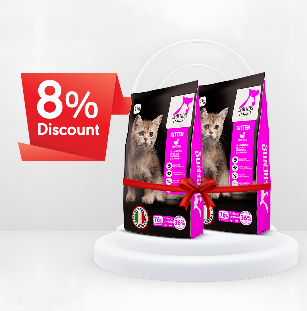 Buy 2 Get 8% Off  | Legends For Kitten Dry Food 1kg