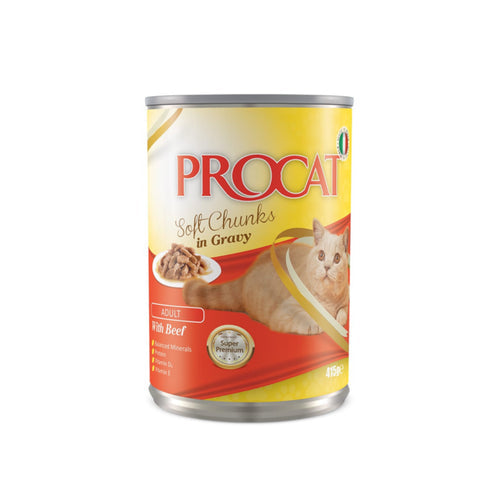 PROCAT Chunks in Gravy With Beef 415g