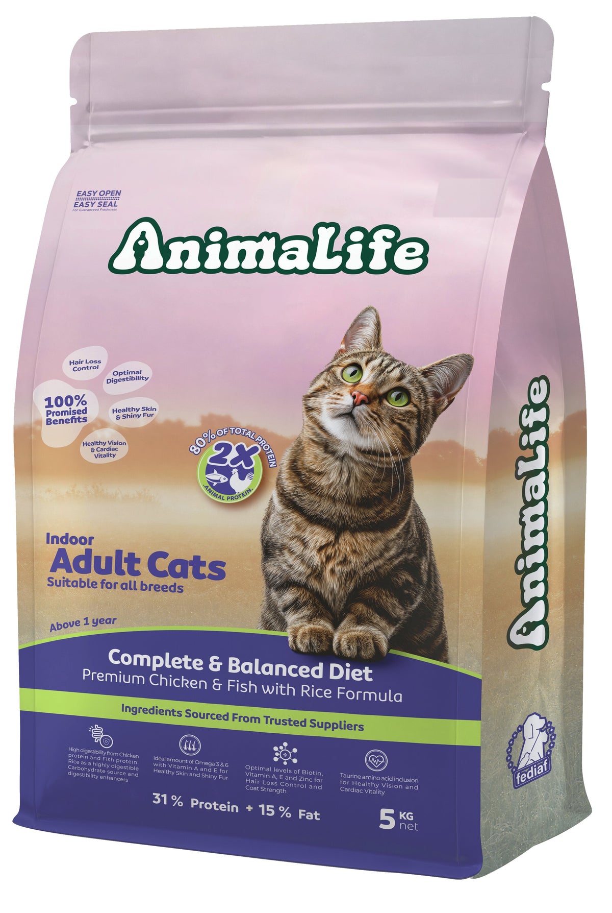 AnimaLife Cat Dry food Adult Diet Complete - 5Kg
