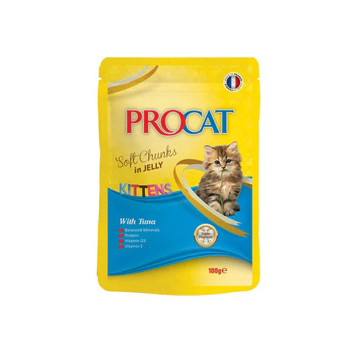 Procat Kitten With Tuna Soft Chunks in Jelly 100 g