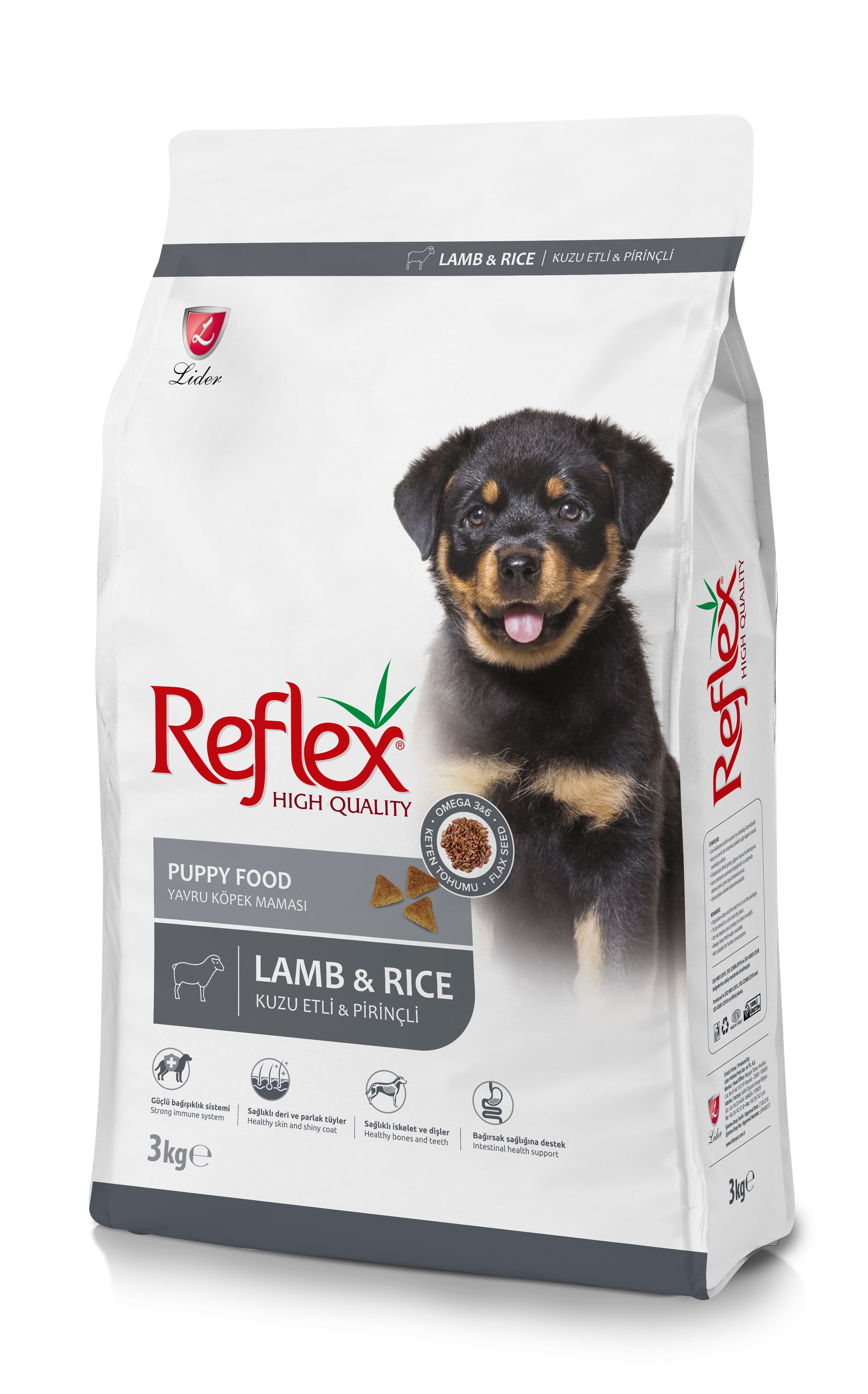 REFLEX LAMB&RICE PUPPY 3KG