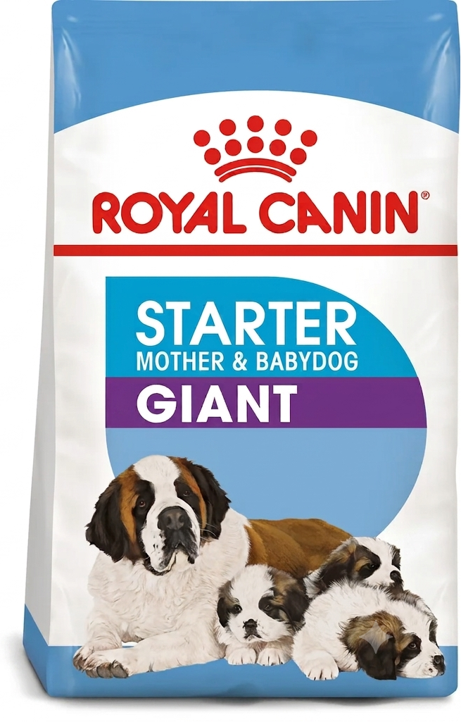 Royal Canin Giant Starter Mother & Babydog (15 KG) - Dry food for giant puppies. Adult weight from 45 KG and over - Mother during gestation and lactation - Weaning puppies up to 2 months