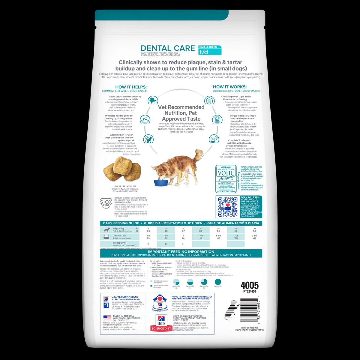 Hill’s prescription Dental care t/d mini dog 3kg