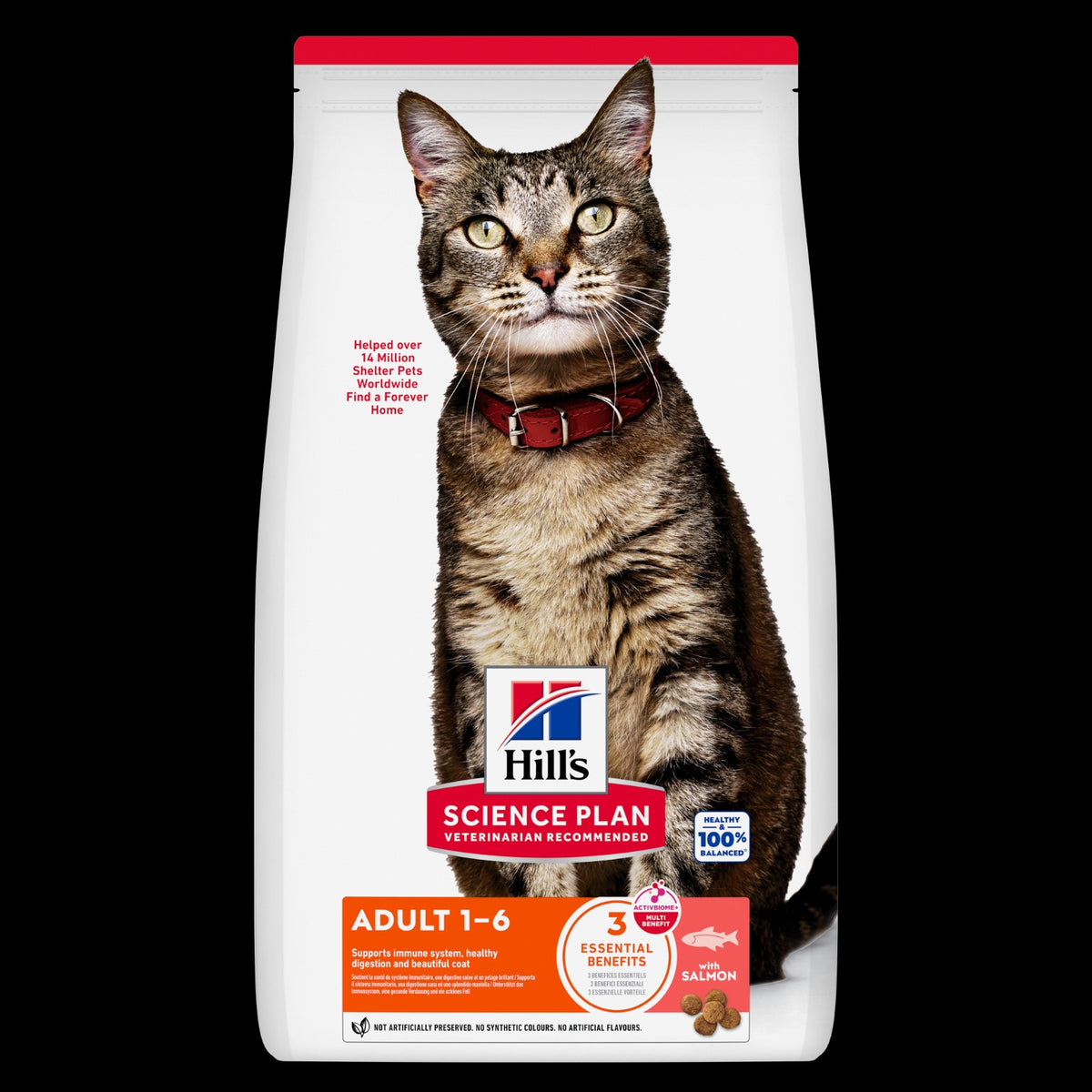 Hill’s Science Plan
Adult cat food
with salmon 1.5kg