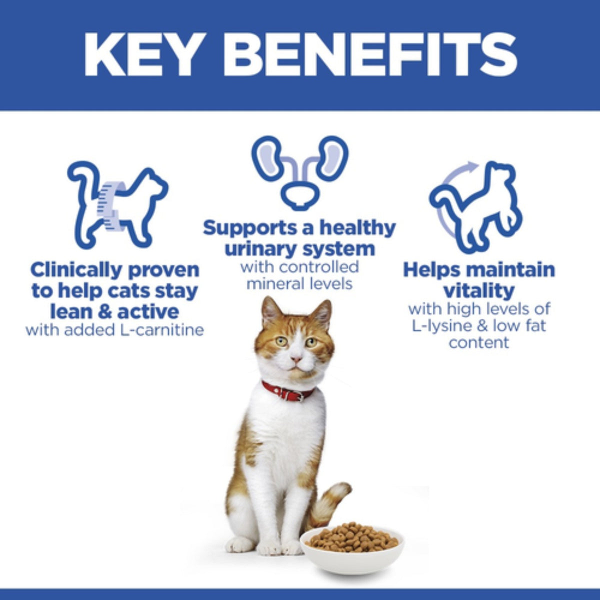 Hill’s Science Plan
Sterilised adult
cat food with
chicken 1.5kg