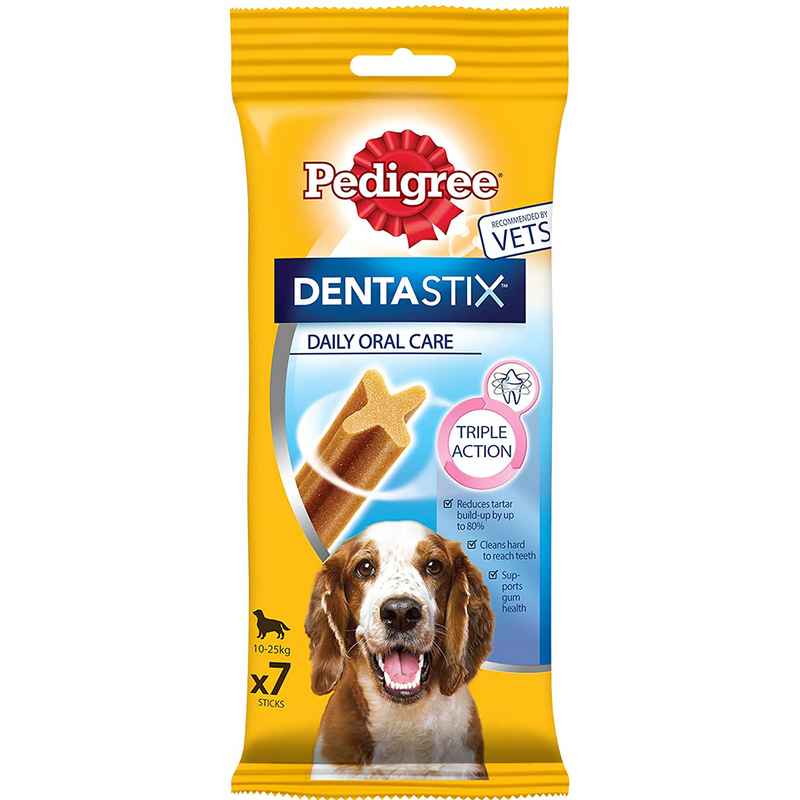 Pedigree Dentastix - Daily Oral Care - 3 Sticks - Medium 10-25kg