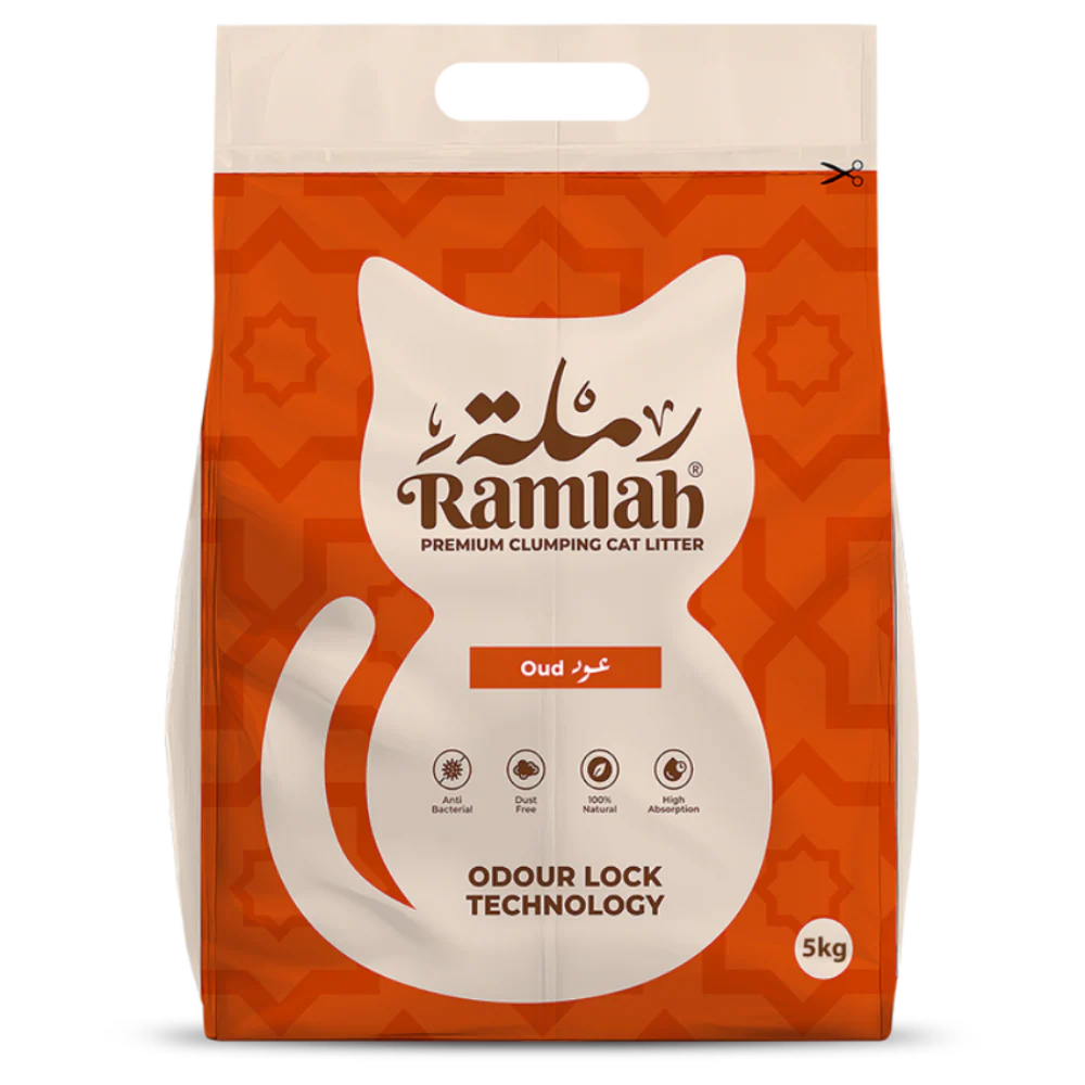 Ramlah Premium Cat litter-Oud scented 5kg
