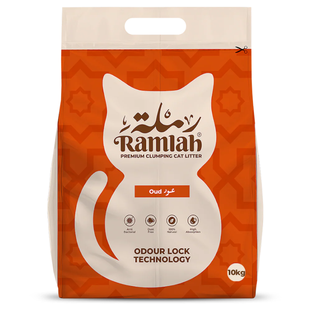 Ramlah Premium Cat litter- Oud scented 10kg