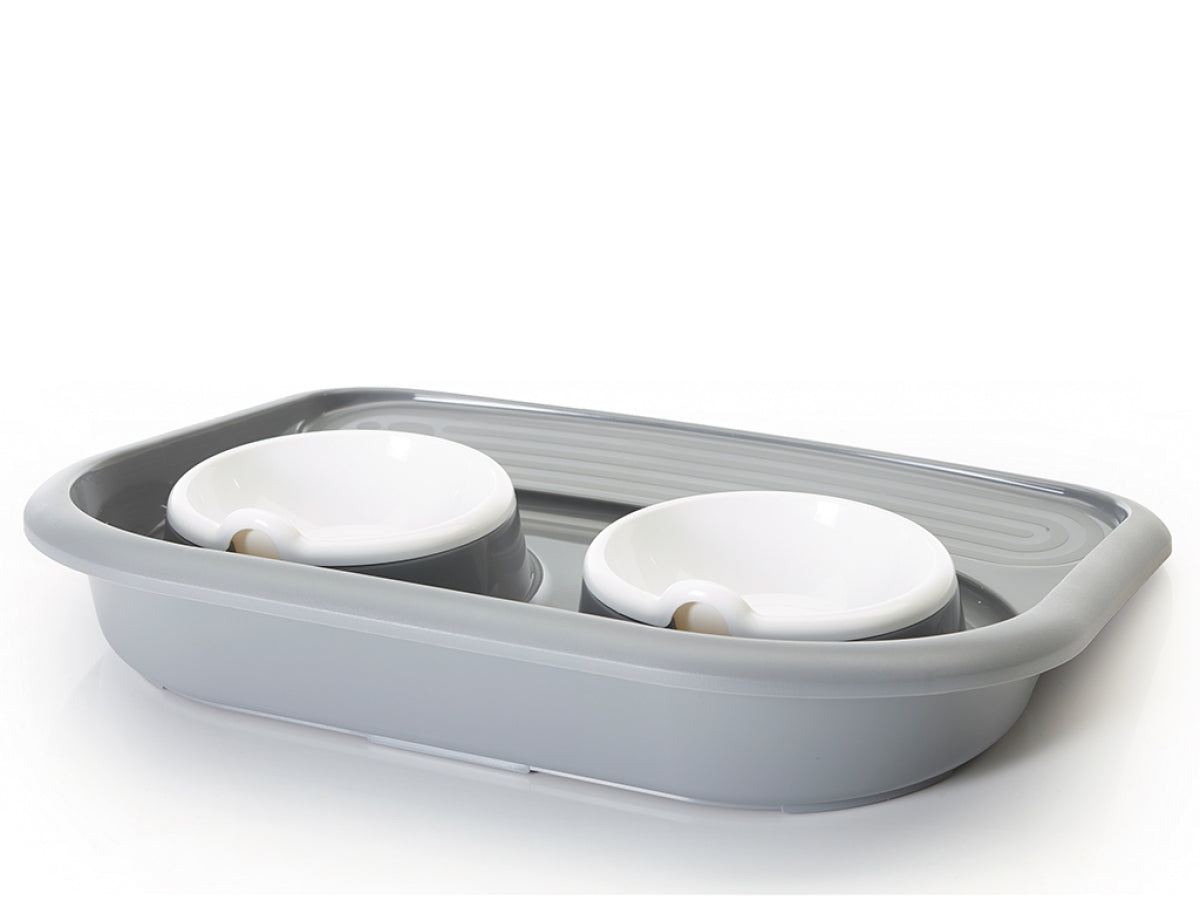 Savic Butler | Food Serving Tray – Cool Grey