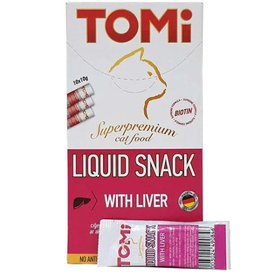 Tomi Liquid snack with liver 10*10g