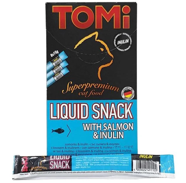 Tomi liquid snack with salmon and inulin 8*15g