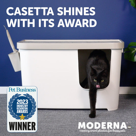 Casetta Camelia
Revolutionary litter box, combining style and function
