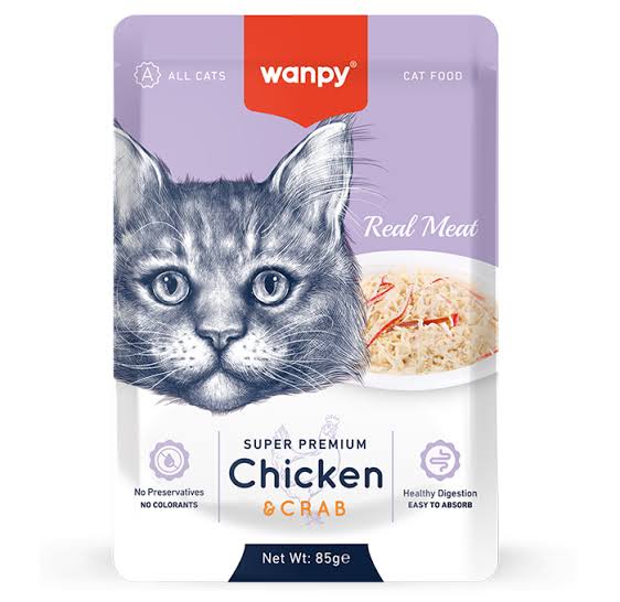 Wanpy Real Meat Chicken & Crab 85g