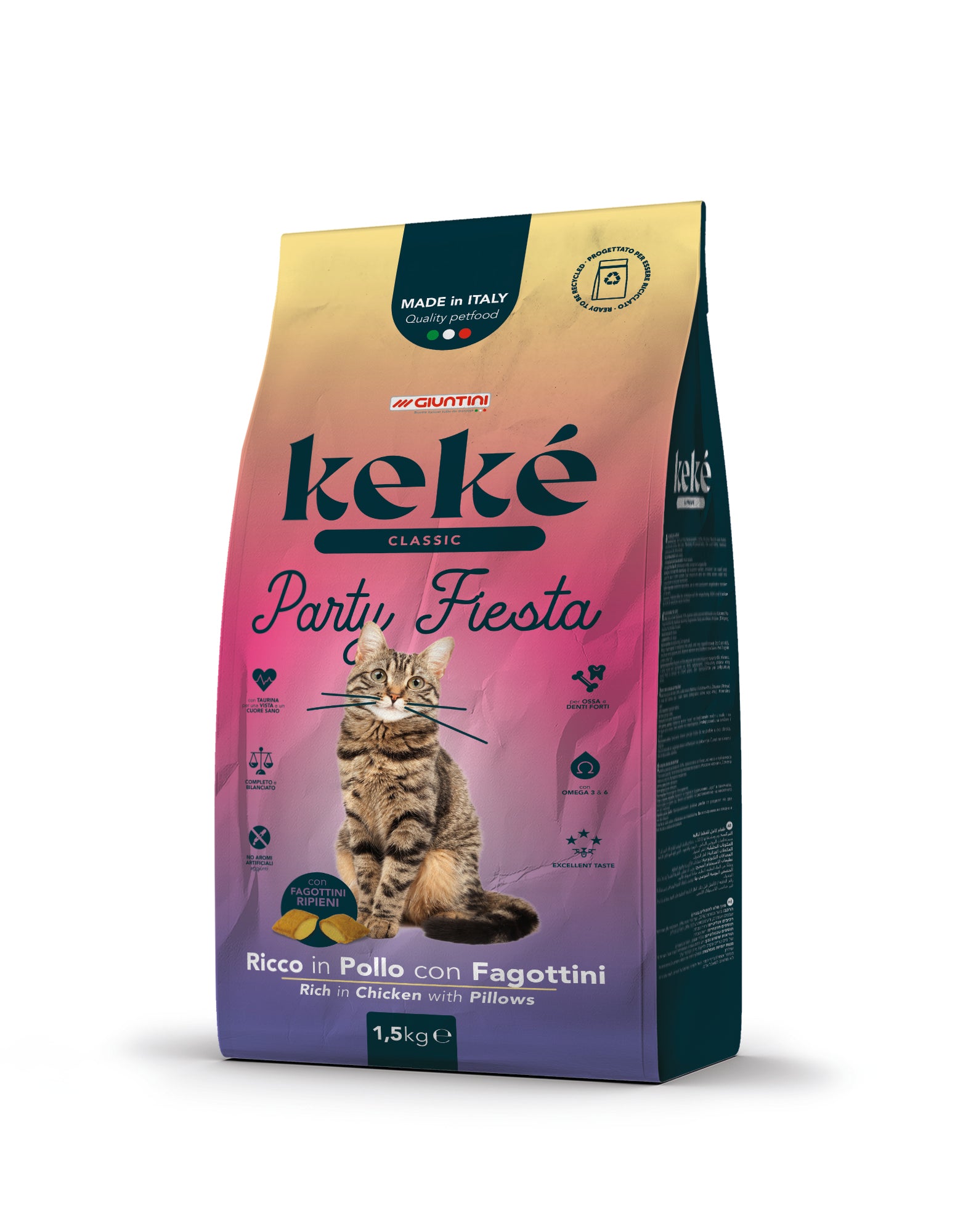 Keké Classic Party Fiesta Rich in Chicken 1.5kg