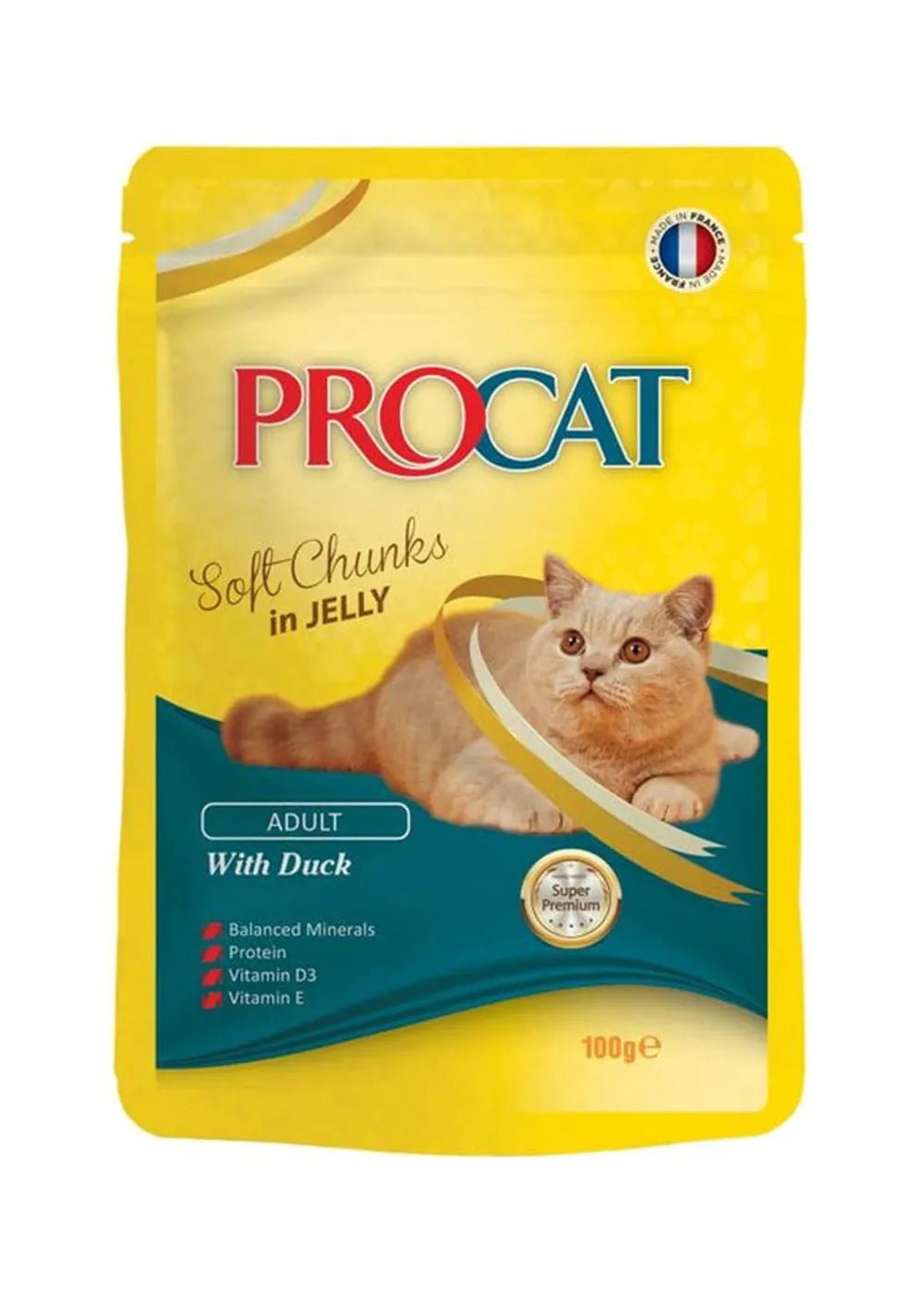 Procat With Duck In Jelly Adult Cat 100 g