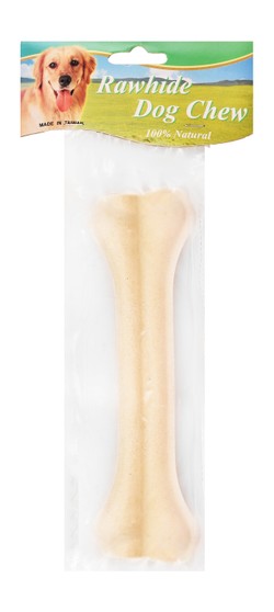 Rawhide Dog Chew Bone-Comoressed White m. FY-88608W