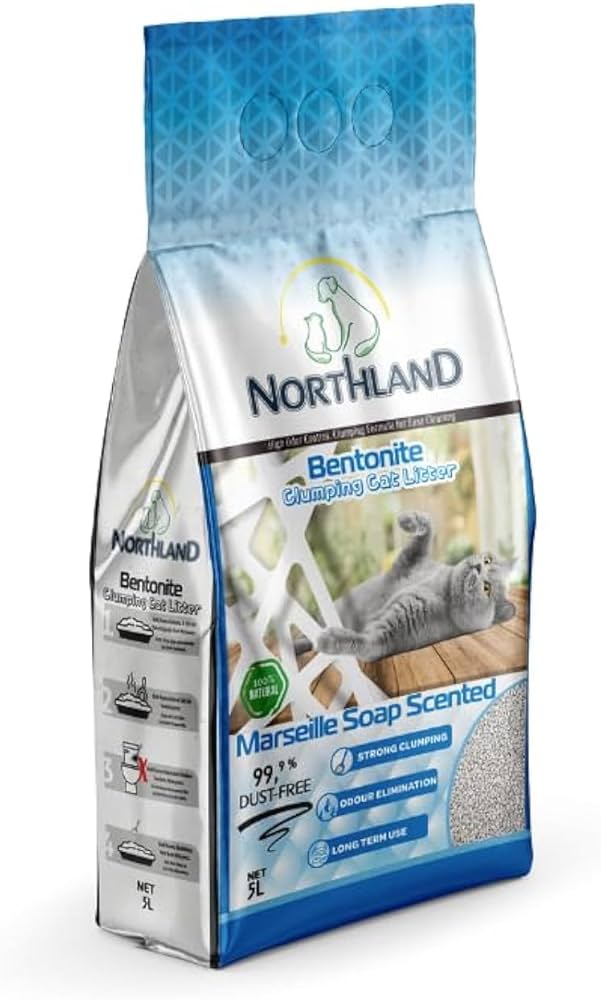 Northland Bentonite Clumping Cat Litter - Marseille 5L