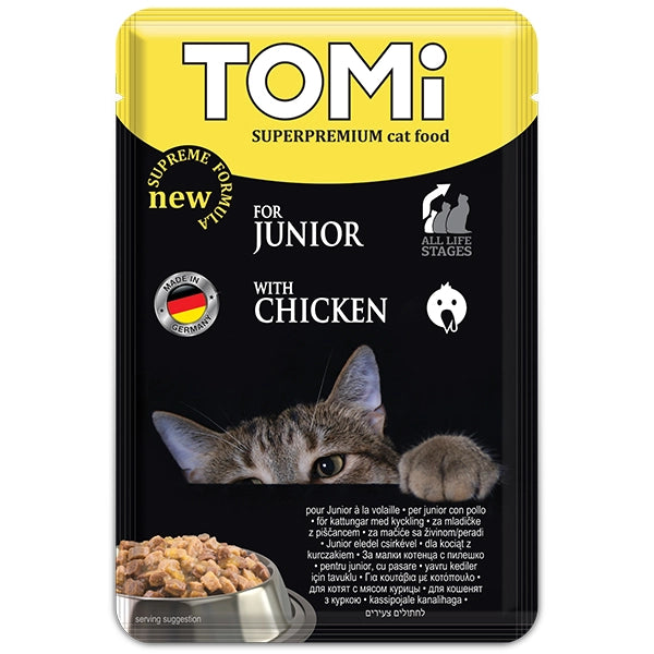 Tomi Pouch Chicken Junior Cat 100g