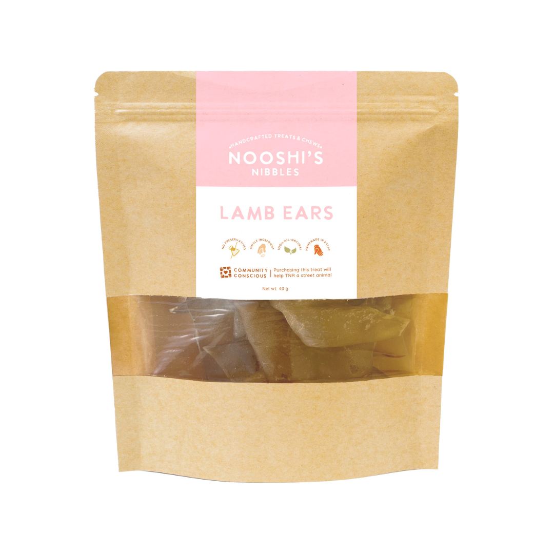 Nooshi's Nibbles Lamb Ears 40GM