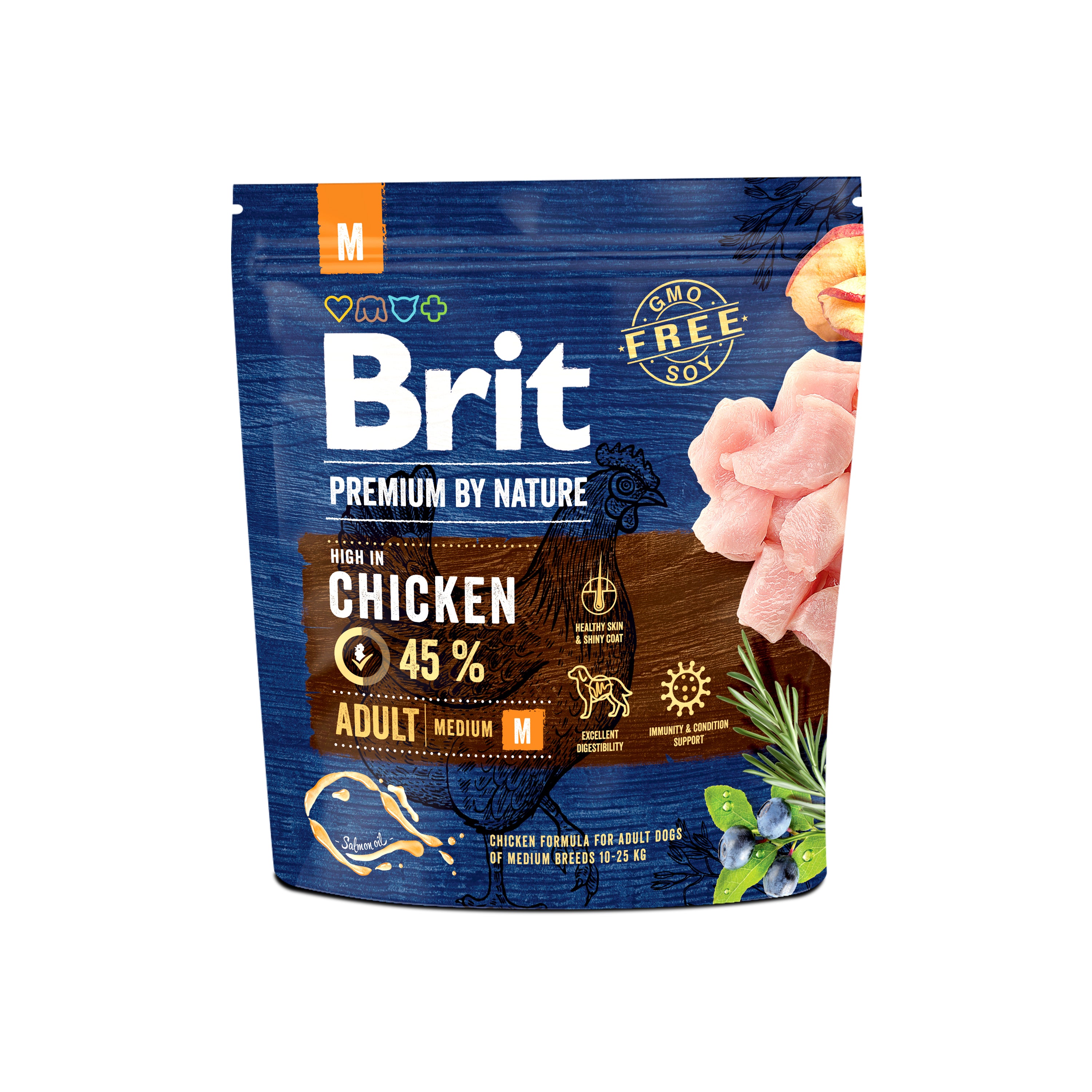 Brit Premium by Nature Adult Dog Medium - Chicken 15kg