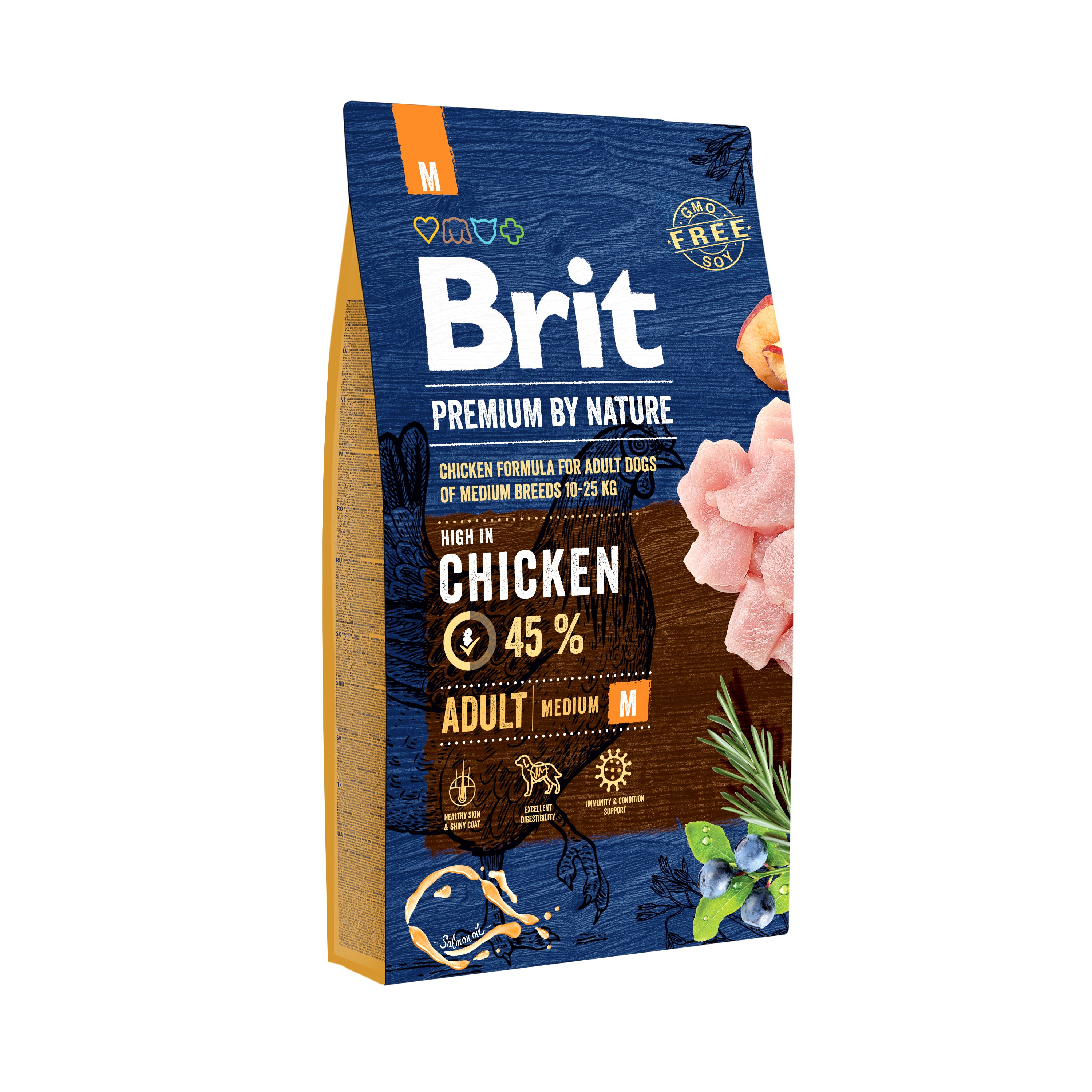 Brit Premium by Nature Adult Dog Medium - Chicken 15kg