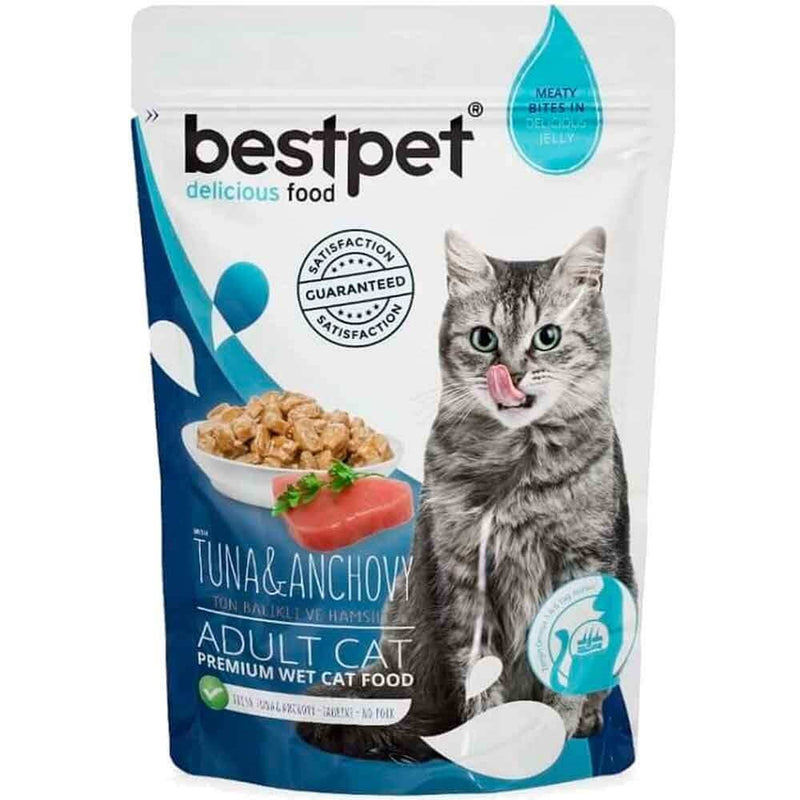 Bestpet with tuna&anchovy n jelly 85g