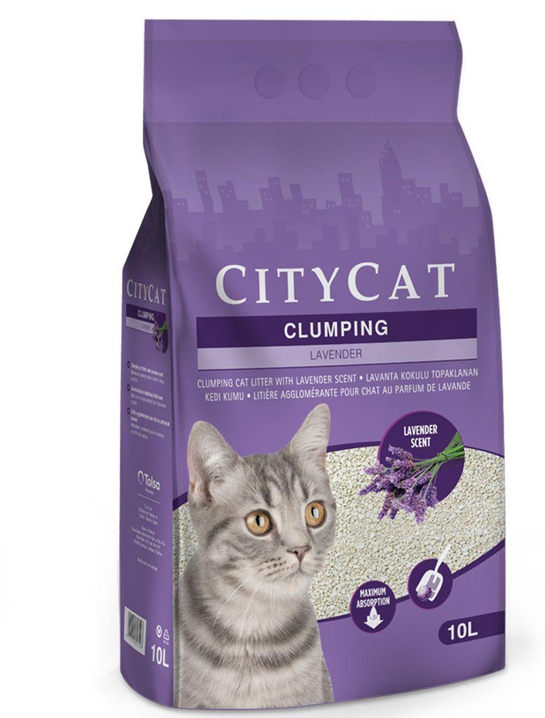 City Cat Litter Lavander 10L
