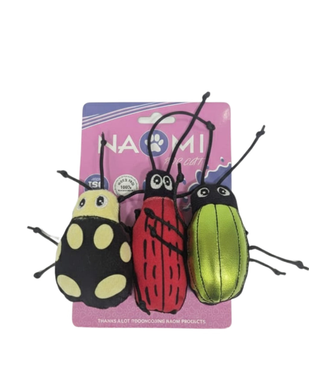 Naomi Cat toy set of 3  CatNip We-315