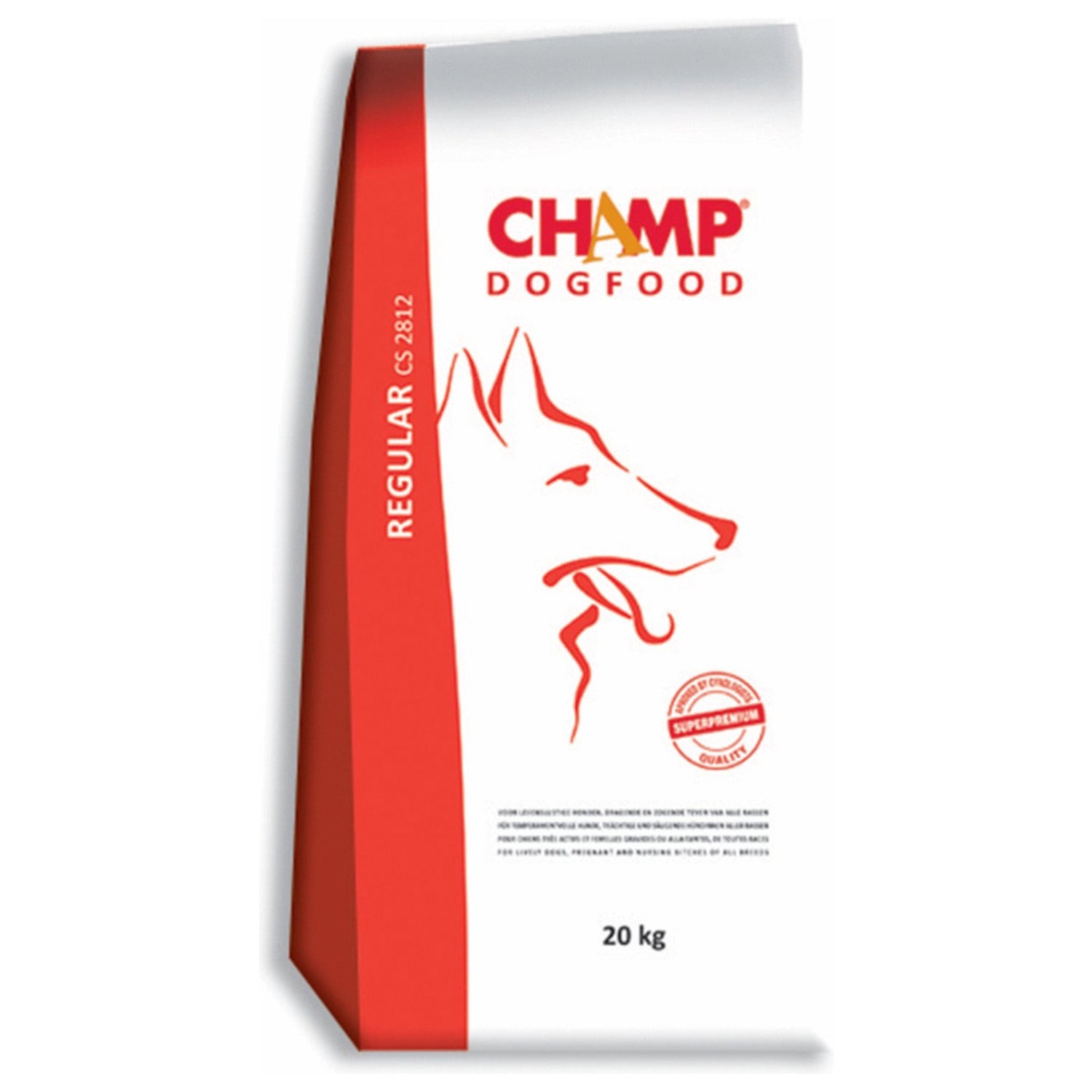 Champ Adult Dog  Regular Red 20 kg