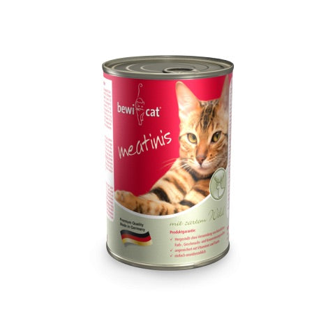 Bewi cat wet food meatinis 400g