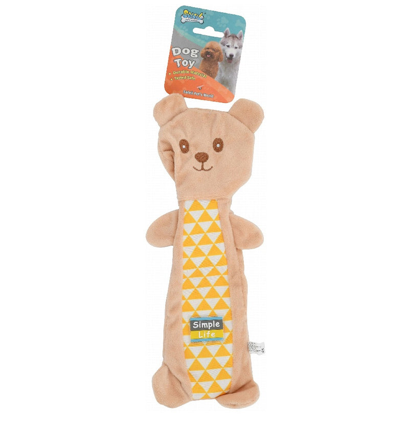Soleil Brown Bear Plush Dog and cats Toy -