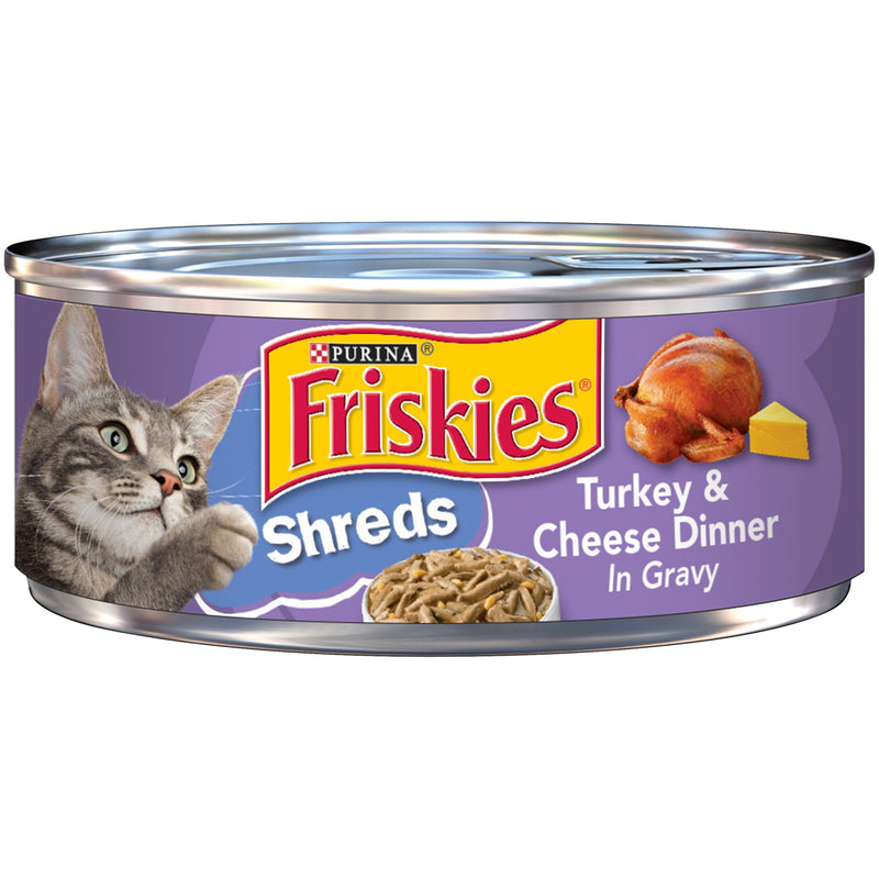 PURINA FRISKIES Savory Shreds Turkey & Cheese in Gravy Wet Cat Food 156g - Amin Pet Shop