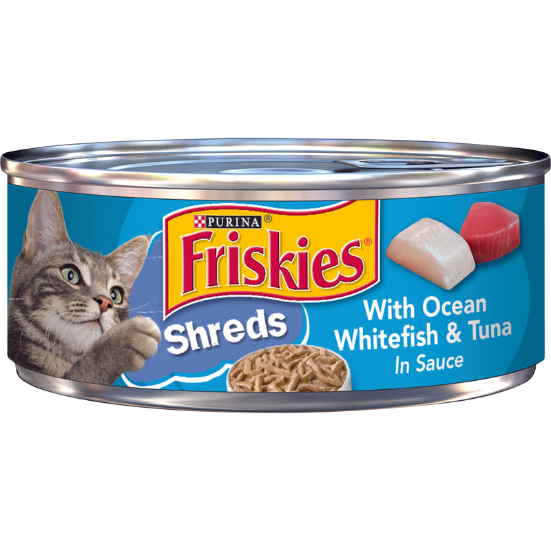 Purina Friskies Prime Filets With Ocean Whitefish & Tuna In Sauce Wet Cat Food 156g