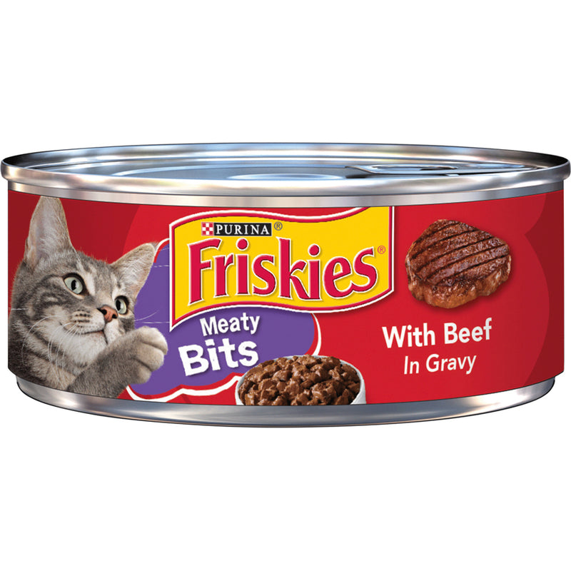 Friskies Prime Filets With Beef In Gravy Wet Cat Food 156g