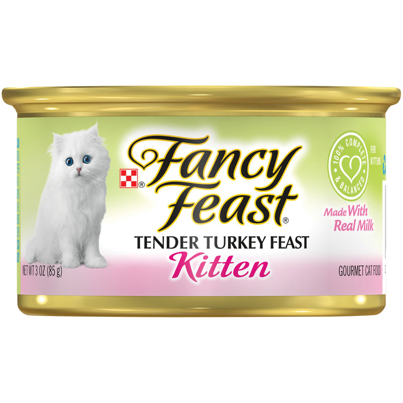 PURINA FANCY FEAST Kitten Turkey Wet Cat Food 85g - Amin Pet Shop