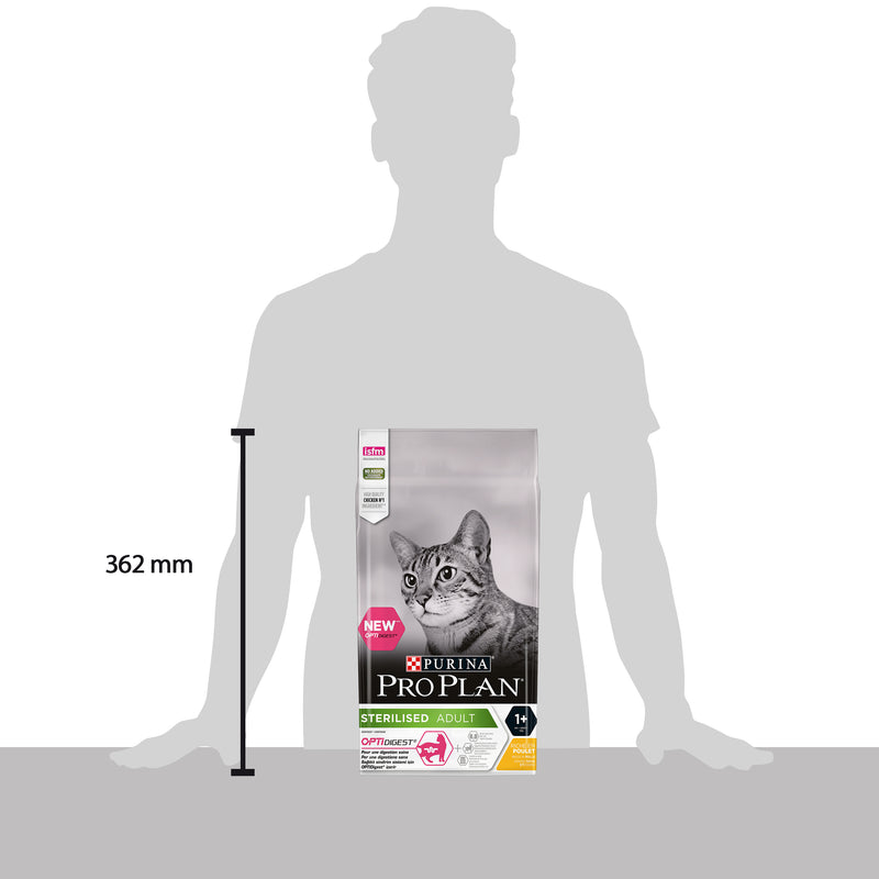 PURINA® PRO PLAN® Sterilised Adult 1+ year Rich in Chicken Dry Cat Food - 1.5 KG