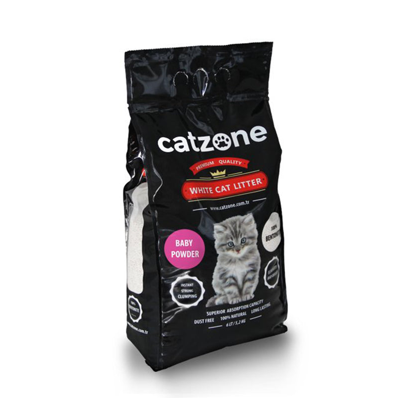 Catzone Cat Litter - Baby Powder 10kg - Amin Pet Shop