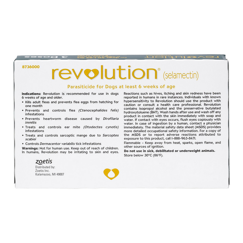 Revolution Topical Solution for Dogs, 40.1-85 lbs - 1 Pipette