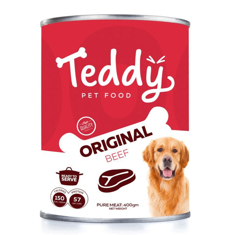 Teddy Pet Food Original Beef 400g