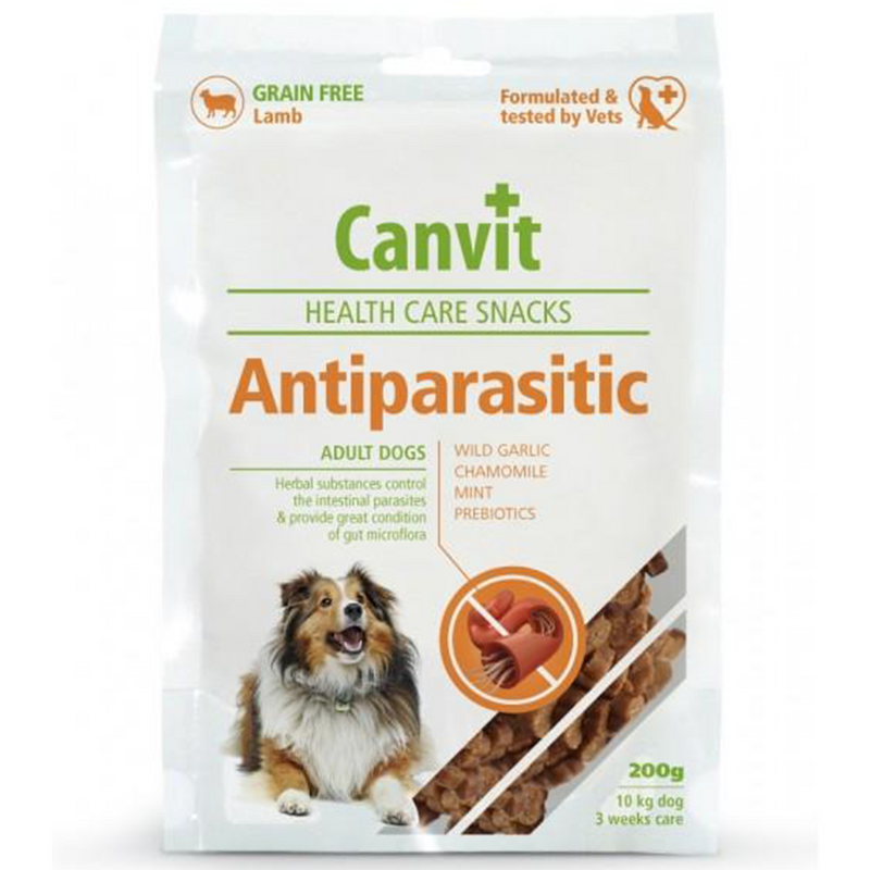 Canvit Health Care Snacks Antiparasitic For Adult Dogs - Lamb 200 g