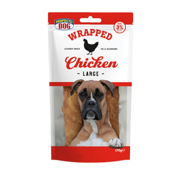 Perfecto Dog Wrapped Chicken Large 170g