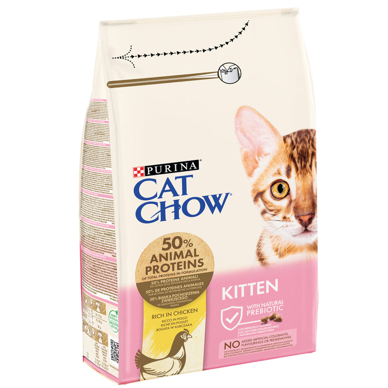 (10 Items) Purina® CAT CHOW® Kitten Rich in Chicken Dry Cat Food 1.5KG