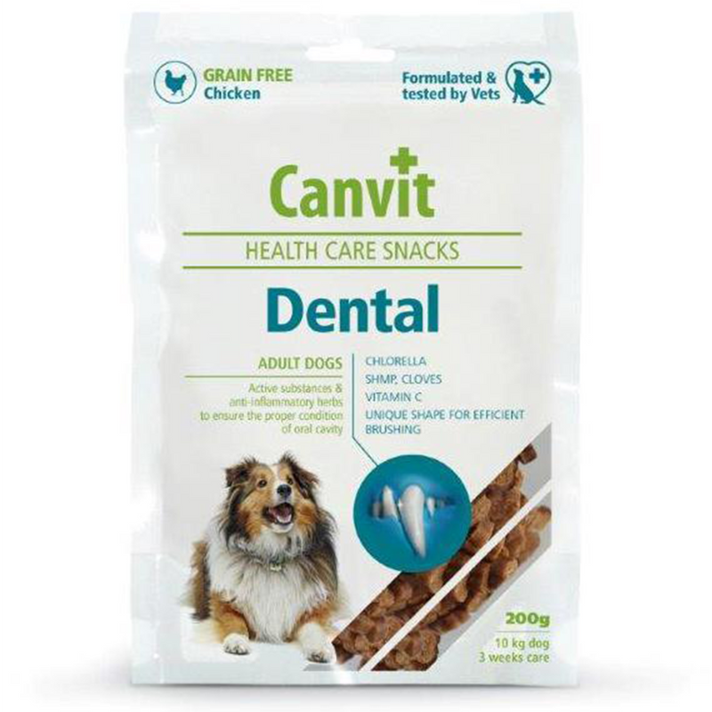Canvit Health Care Snacks Dental For Adult Dogs - Chicken 200 g
