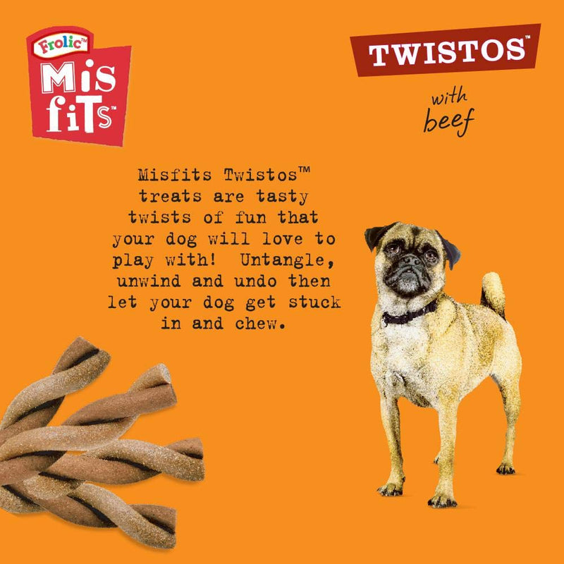 Misfits Twistos - Dog Treats with Beef